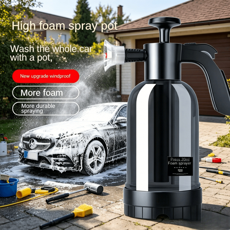 Foam Cannon Car Wash - 2L Hand Pneumatic Snow Foam Sprayer