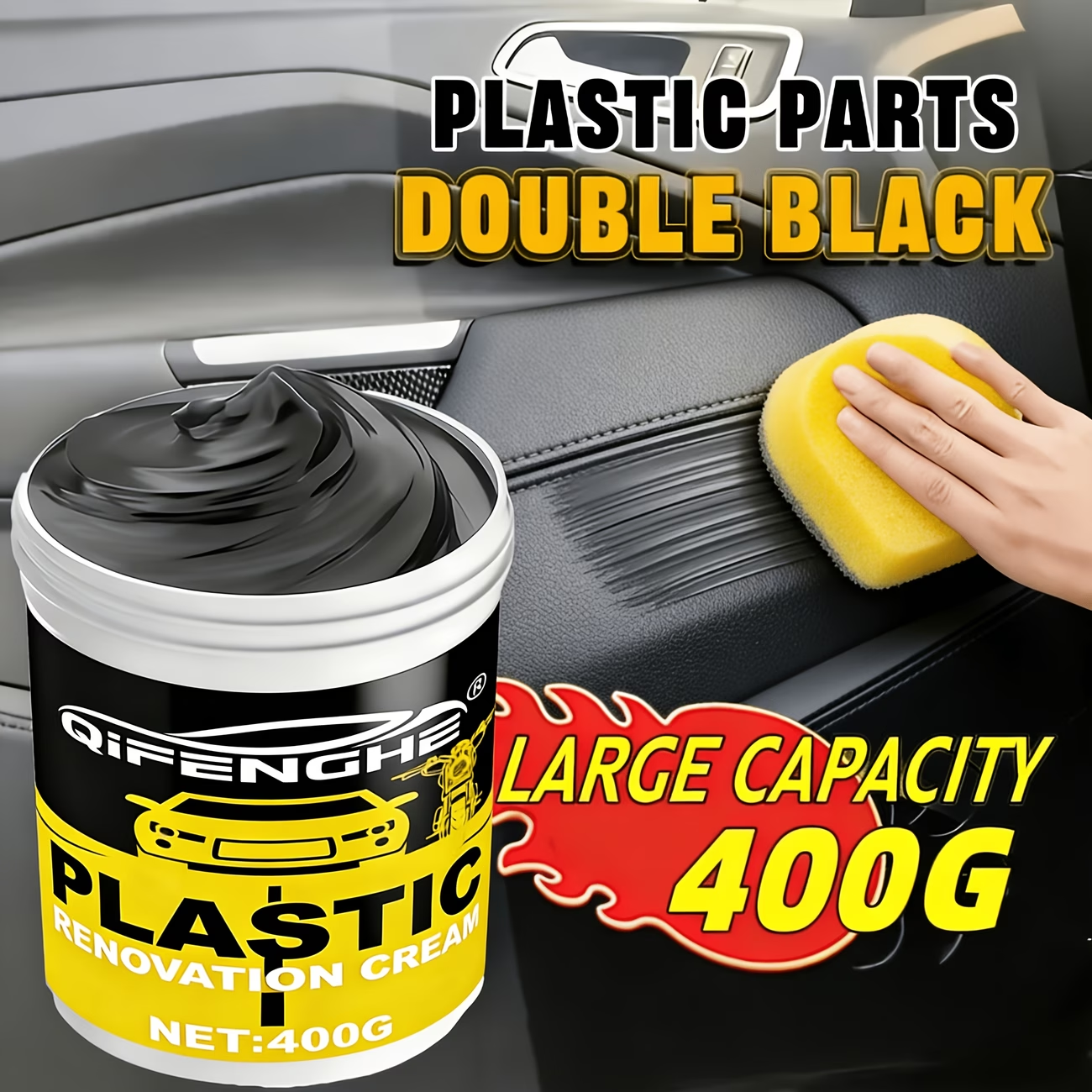 Trim Restorer Plastic - Plastic Renovation Cream Car Interior Exterior
