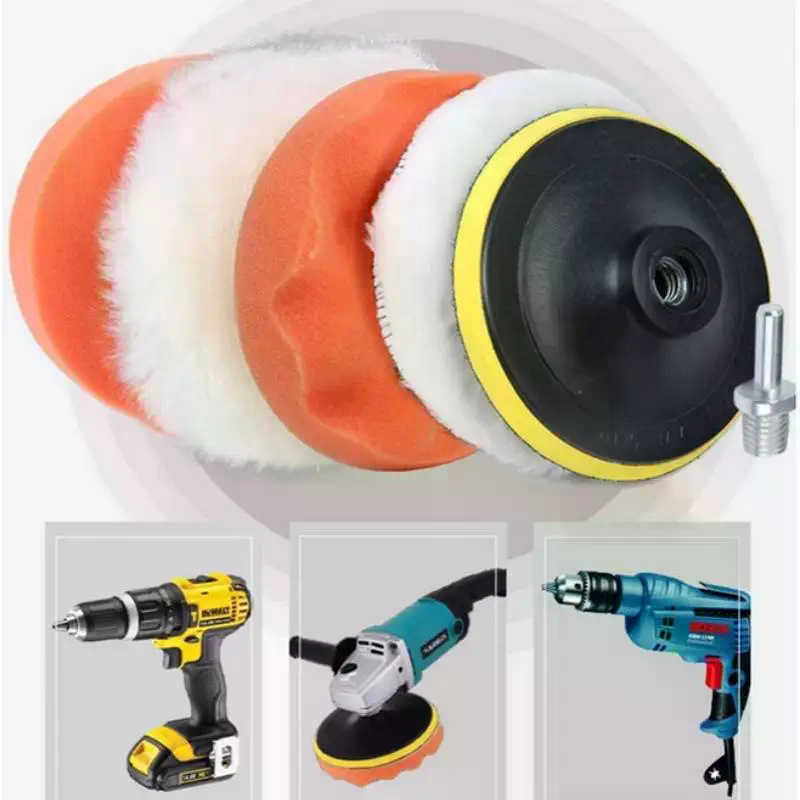6Pcs Foam Pad Buffer Kit Polis - Polish Pad Set Buffer ulasan dan harga