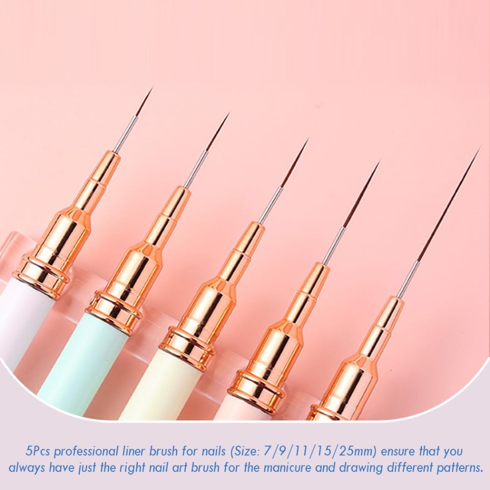 Professional Nail Art Liner Br - Detailing Brush Set ulasan dan harga