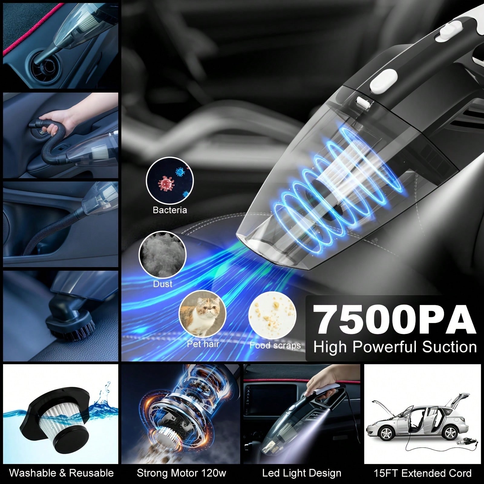 Car Detailing Brush Set, Car D - Interior Detailing Kit ulasan dan harga