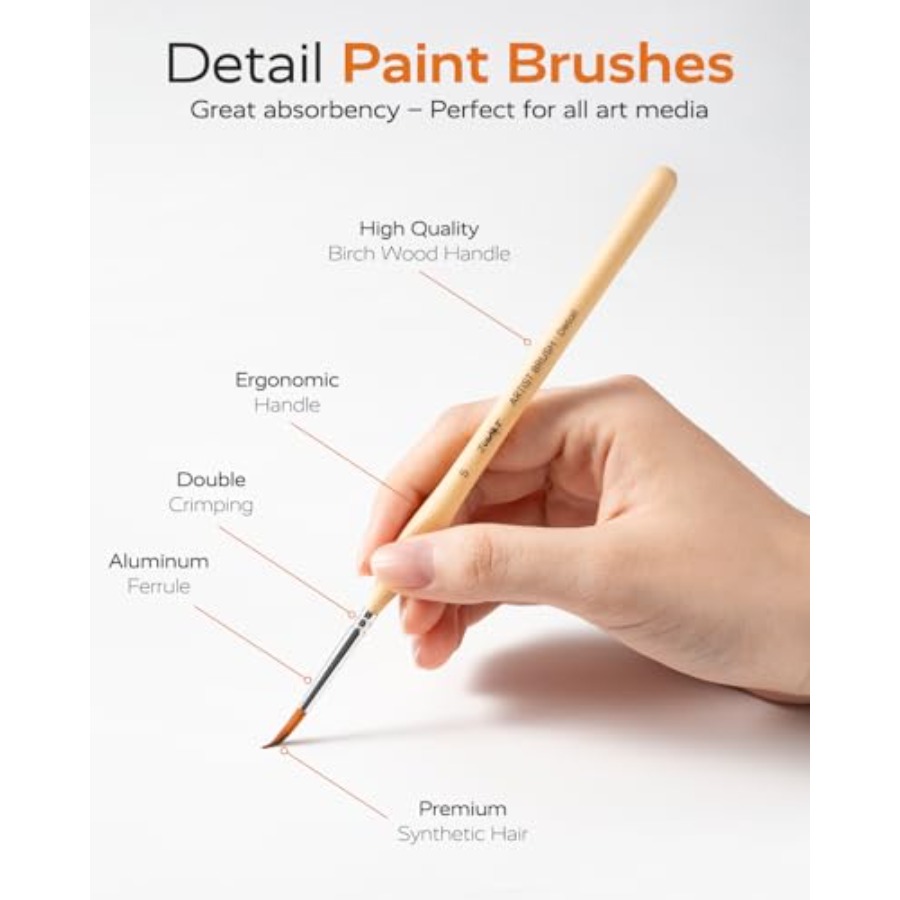 Detail Paint Brushes Set, 12 P - Detailing Brush Set ulasan dan harga