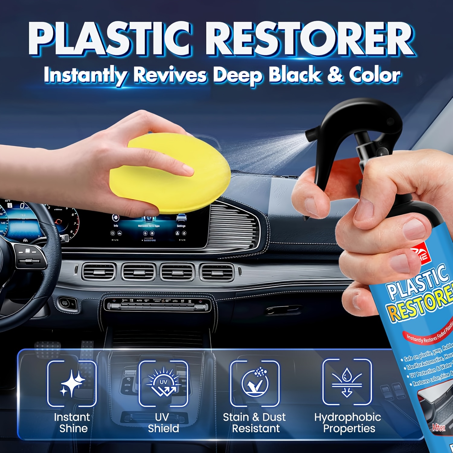 Black Trim And Plastic Restore - Trim Restorer Plastic ulasan dan harga