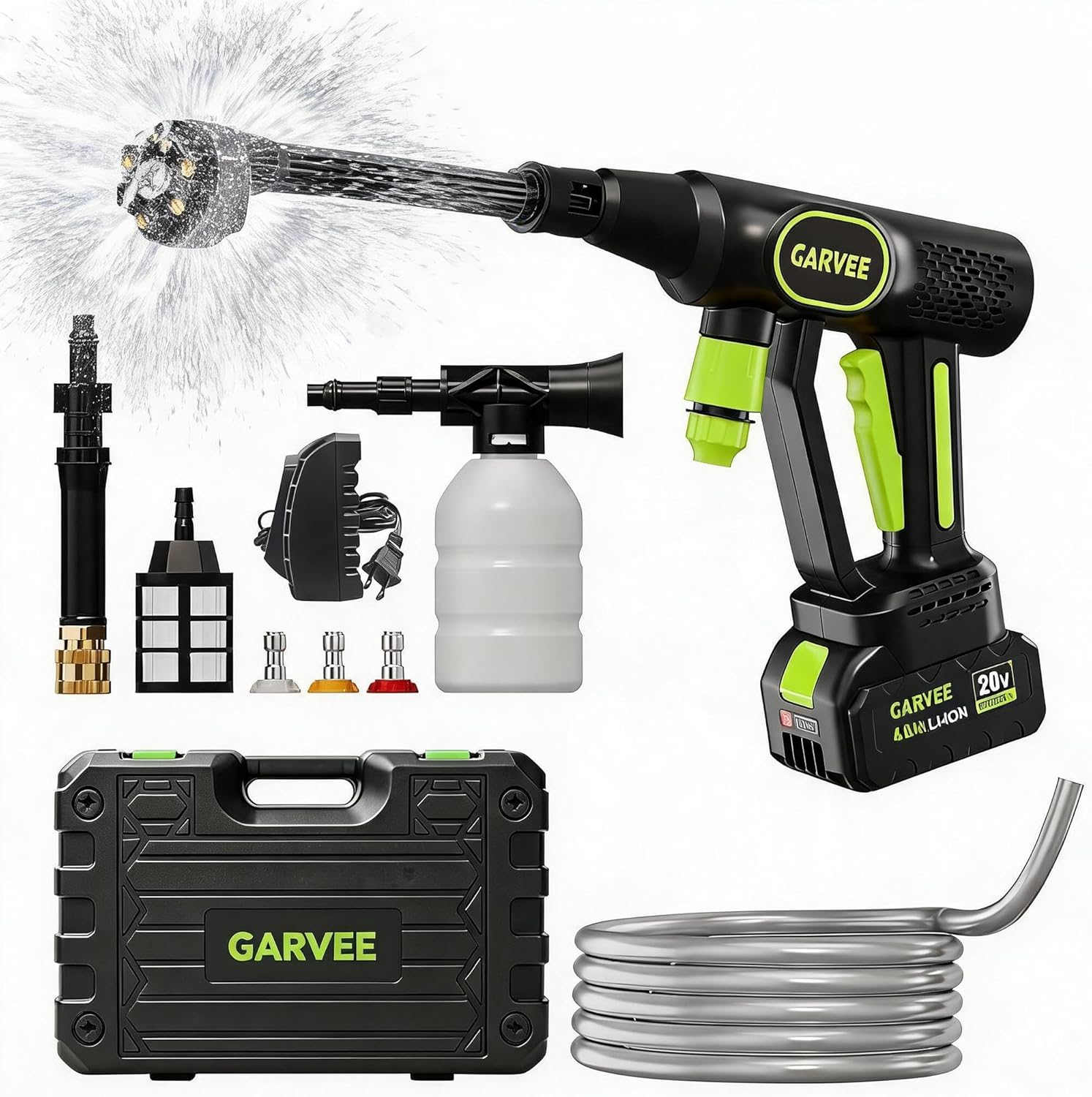 Cordless Pressure Washer, 320  - Foam Cannon Car Wash ulasan dan harga