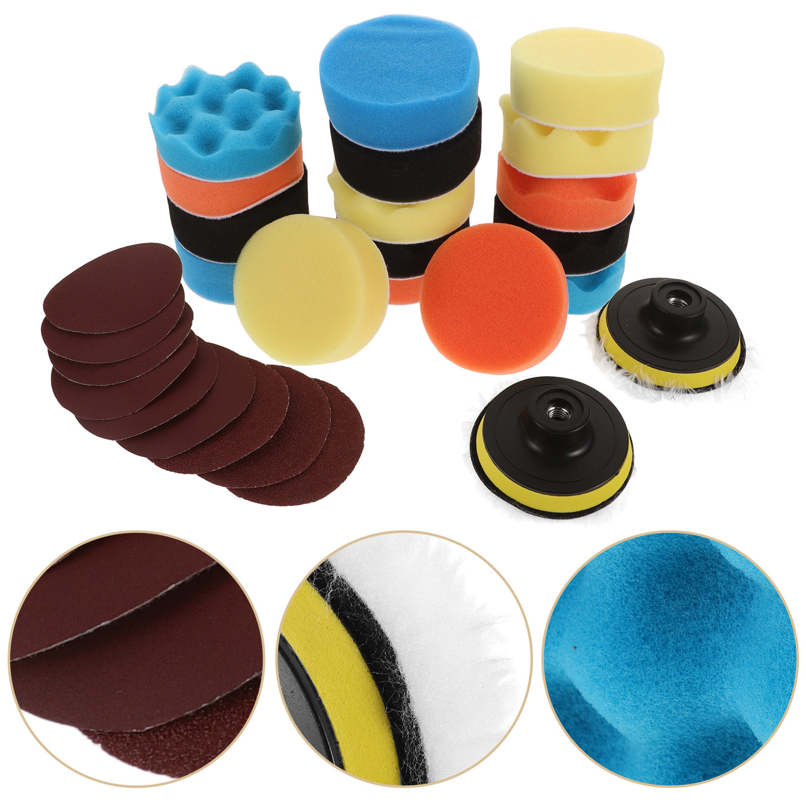 1 Set Sponge Polisher Pad Dril - Polish Pad Set Buffer ulasan dan harga